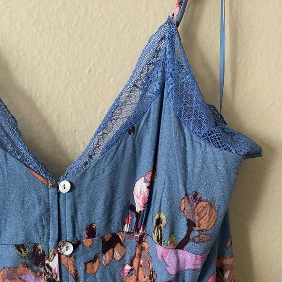 LOVESTITCH PRESSED FOR PETALS Floral Maxi Lace Fairy Dress SZ L - Picture 8 of 14